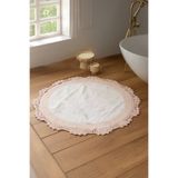 İrya Doreen %100 Pamuk Banyo Paspası Pembe 90x90