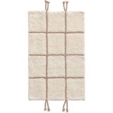 İrya Elani Bej Pamuklu Tekli Banyo Paspası 50X80 cm - Standart