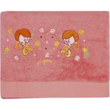 Irya İrya %100 Pamuk Bebek Banyo Havlusu Marmaid Coral 85X120 cm - 70 x 130 cm - Beyaz