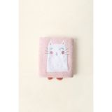 İrya Kitty %100 Pamuk Bebek Havlusu 50x75 cm - 0 - 2 Yaş - Pembe