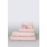 İrya Lacy Pudra 90x150 CM %100 Pamuk Banyo Havlusu