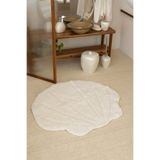İrya Le Perla Tekli Banyo Paspası Bambu 80x90 Ekru