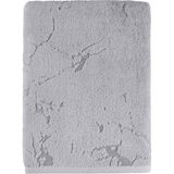 İrya Marble Gri Jakarlı %100 Pamuk Banyo Havlusu 70 x 140 cm