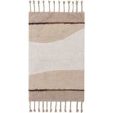 İrya Marble Kahverengi %100 Pamuk Banyo Paspası 60 x 100 cm - Standart