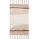 İrya Marble Kahverengi %100 Pamuk Banyo Paspası - Standart