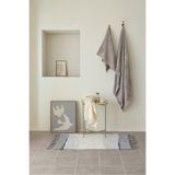 İrya Marble Tekli Banyo Paspası %100 Pamuk 60x100 Gri