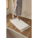 İrya Root Tekli Banyo Paspası %100 Pamuk 50x80 cm Açık Mavi
