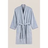 İrya Shadow %100 Pamuk Erkek Bornoz Misty Blue - S - M - Mavi