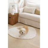 İrya Tekli Banyo Paspası Bambu 90x110 Ekru