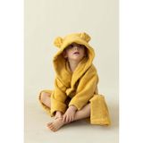 İrya Tiny Bear Organik Pamuk Çocuk Bornoz Hardal - 4 - 5 Yaş