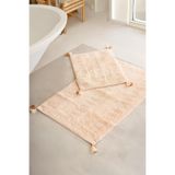 İrya Togo 2’li Takım Püsküllü Banyo Paspası %100 Pamuk 40x60 + 60x90 Somon