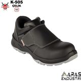 İş Ayakkabısı Çelik Burunlu Kaynakçı Dip K-505 S2 - Siyah - Gri