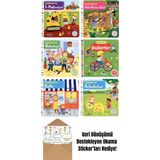 Iş Bankası Hareketli Kitaplar Serisi 6 Kitap Set + Okuma Sticker'ları