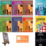 İş Bankası Kültür Yayınları 1 Hamlede Matlar - Satrancın Esasları - Satrançta Kazandıran Serisi / 9 Kitap Set