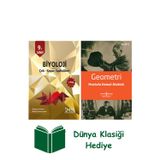 İş Bankası Kültür Yayınları 9.Sınıf Biyoloji Çek - Kopar Fasikülleri 4 Etap + Geometri + Dünya Klasiği Hediye