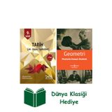 İş Bankası Kültür Yayınları 9. Sınıf Tarih Çek-Kopar Fasikülleri - 4. Etap + Geometri + Dünya Klasiği Hediye