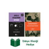 İş Bankası Kültür Yayınları Akıllı Düşünme Kitabı + Geometri + Dünya Klasiği Hediye