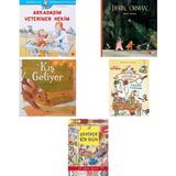 İş Bankası Kültür Yayınları Arkadaşım Veteriner Hekim: Dünyayı Öğreniyorum + 4 Kitap (Set)