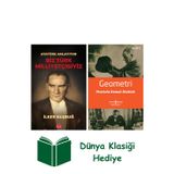 İş Bankası Kültür Yayınları Atatürk Anlatıyor - Biz Türk Milliyetçisiyiz + Geometri + Dünya Klasiği Hediye