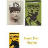 İş Bankası Kültür Yayınları Atatürk - Kurucu Felsefenin Evrimi + Dünyanın Merkezine Yolculuk + Siyah Inci Hediye