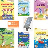 İş Bankası Kültür Yayınları Boyama Kitaplarım 4-5 Yaş / 6 Kitap Set / 3-5 Yaş Çocuk Kitapları