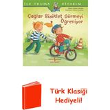 İş Bankası Kültür Yayınları Çağlar Bisiklet Sürmeyi Öğreniyor-Ilk Okuma Kit... + Türk Klasiği Hediye