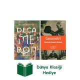 İş Bankası Kültür Yayınları Decameron + Geometri + Dünya Klasiği Hediye