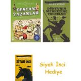 İş Bankası Kültür Yayınları Destan Yazanlar / Türk - Islam Tarihi 2: Ilk Türk Devletlerinde Kültür ve Uygarlık + Dünyanın Merkezine Yolculuk + Siyah Inci Hediye