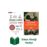 İş Bankası Kültür Yayınları Dinler Tarihi 101 + Geometri + Dünya Klasiği Hediye