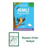İş Bankası Kültür Yayınları Doğayı Öğreniyorum – Süper Hayvanlar Boyama Serisi + Yapışkanlı Not Kağıdı