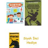 İş Bankası Kültür Yayınları Doktor Olacağım + Dünyanın Merkezine Yolculuk + Siyah Inci Hediye