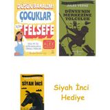 İş Bankası Kültür Yayınları Düşün Bakalım! - Çocuklar Için Felsefe + Dünyanın Merkezine Yolculuk + Siyah Inci Hediye