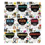 İş Bankası Kültür Yayınları Eğlenceli Etkinlikler 9 Kitap Set / Meteoroloji - Robotbilim - Jeoloji - Bilim - Fizik - Sanat - Biyoloji - Teknoloji - Mühendislik