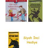 İş Bankası Kültür Yayınları Elif Asla Yabancılarla Gitmez: Ilk Okuma Kitabım + Dünyanın Merkezine Yolculuk + Siyah Inci Hediye - Hayır