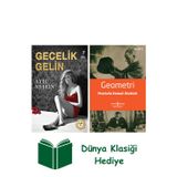 İş Bankası Kültür Yayınları Gecelik Gelin + Geometri + Dünya Klasiği Hediye