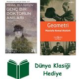 İş Bankası Kültür Yayınları Genç Bir Doktorun Anıları + Geometri + Dünya Klasiği Hediye - Hayır