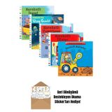 İş Bankası Kültür Yayınları Hareketli Kitaplar 5 Kitap Set 1 + Okuma Sticker'Ları