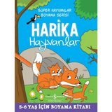 İş Bankası Kültür Yayınları Harika Hayvanlar - Süper Hayvanlar Boyama Kitabı 3 - 5 Yaş Yazar: Kolektif