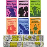 İş Bankası Kültür Yayınları Iş Çocuk Klasikleri 6 Kitap Set / Jane Eyre - Siyah Lale - Yeşilin Kızı Anne - Doktor Dolittle'ın Hikayesi - Sherlock Holmes ve Korku Vadisi - Mutlu Prens ve Diğer Masallar + Özel Cetvel