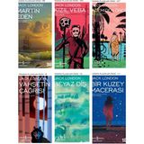 Iş Bankası Kültür Yayınları Jack London -Martin Eden- Beyaz Diş- Vahşetin Çağrısı- Adem'den Önce- Kızıl Veba-Bir Kuzey Macerası (6 Kitap Set)