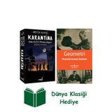 İş Bankası Kültür Yayınları Karantina Beşinci Perde + Geometri + Dünya Klasiği Hediye