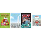 İş Bankası Kültür Yayınları Kerem Ile Minik Canavarlar - Canavarlar Kampta: Çılgın Çizgi Romanlar + 3 Kitap Daha (Set) - Hayır