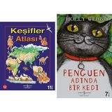 İş Bankası Kültür Yayınları Keşifler Atlası + 1 Kitap (Set)