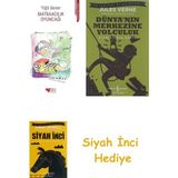 İş Bankası Kültür Yayınları Matbaacılık Oyuncağı + Dünyanın Merkezine Yolculuk + Siyah Inci Hediye