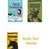 İş Bankası Kültür Yayınları Melis Yamanın Tuhaf Serüvenleri: Köpekler, Çiçekler ve Ablalar + Dünyanın Merkezine Yolculuk + Siyah Inci Hediye