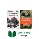 İş Bankası Kültür Yayınları Memleket Hikâyeleri + Geometri + Dünya Klasiği Hediye