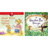 İş Bankası Kültür Yayınları Minik Elif’in Tuvalet Eğitimi: Ilk Okuma Kitabım + 1 Kitap (Set)