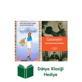 İş Bankası Kültür Yayınları Montessori Günlük Yaşam Becerileri Boyama Seti + Geometri + Dünya Klasiği Hediye