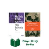İş Bankası Kültür Yayınları Mor Salkımlı Ev + Geometri + Dünya Klasiği Hediye