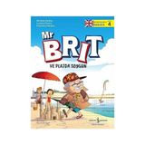 İş Bankası Kültür Yayınları Mr Brit ve Plajda Soygun - Bulmacalarla Ingilizce 4... +1 Çocuk Kitabı